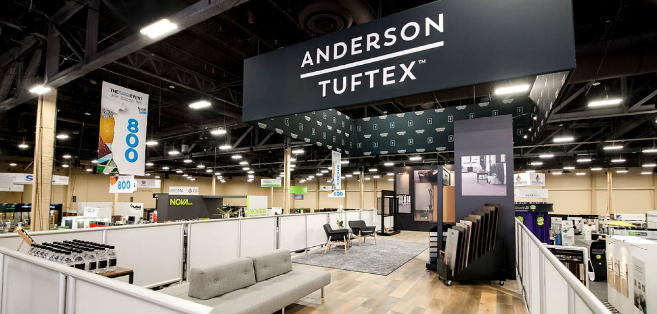 Trade show management for Anderson Tuftex Exhibition