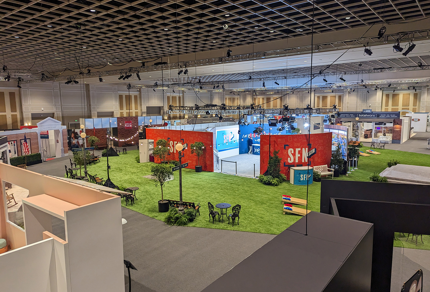 Trade show management SFN from above